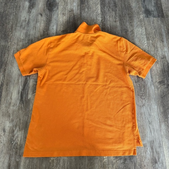 Brooks Brothers Polo Short Sleeve Tee Shirt - Vibrant Bright Orange - Picture 2 of 5